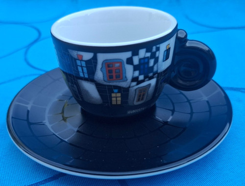 Hundertwasser espresso tasse - hundertwasser,
