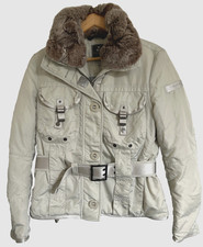 Warme Daunen Jacke von Peuterey für Damen, beige, Gr.36 It.42, getragen, wie neu