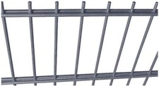 Doppelstabmattenzaun 6x5x6 mm, 20 m Set 163 cm hoch Restposten Doppelstabmatte