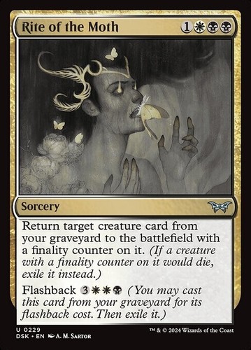 Mtg rite the - rite, moth
