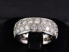 Wertvoller Brillant Memory Ring ca. 6,00ct  18,8g 585/- Weißgold  Ringweite 60