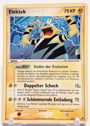 Pokemon karte elektek - pokemon,