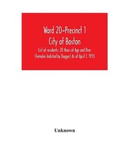Ward 20-Precinct 1; City of