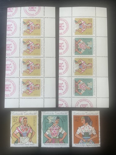 Briefmarken ddr sorbische - briefmarken, „sorbische