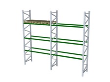 Palettenregal Schäfer PR600 Höhe 5.200 mm LW2.700 mm 3 Ebenen Fachlast 3.500kg