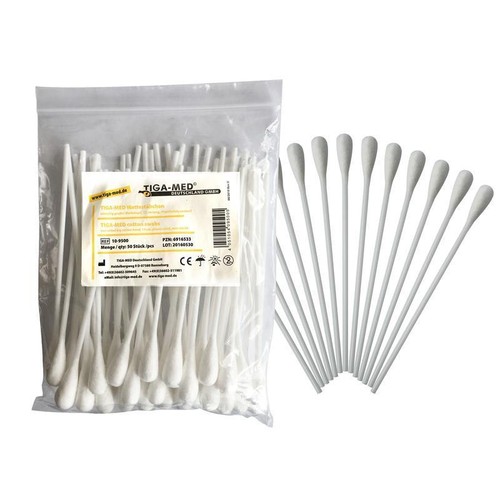 100x wattestäbchen groß - 100x,