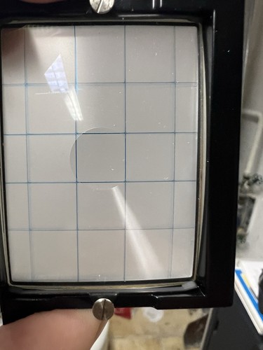 Mamiya focusing screen for - mamiya,