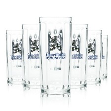 6x Löwenbräu Glas 0,5l Bier