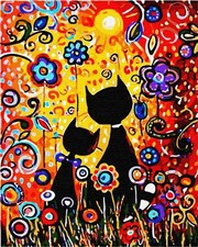 Malen nach Zahlen auf