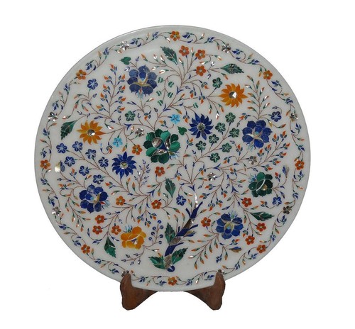 6cm marmor platte inlay - x,