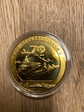 Militär Coin  Marine China  Sammlerstück Münze 70 Jahre Super 