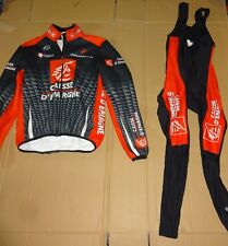 Pinarello Caisse D'epargne Nalini  Dicke Hose Jacke Set Gr.3 Rot Jacket Pants