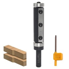 Wendeplatten Bündigfräser 8mm Schaft，Bündigfräser Oberfräse mit Austauschbare...