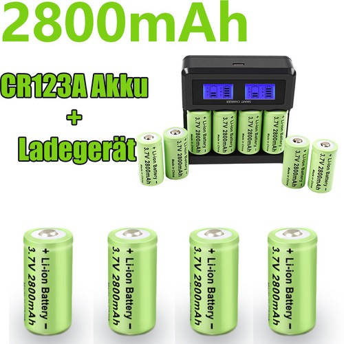 Cr123 cr123a 8ah - 2.8ah, 3.7v