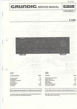 Grundig Service Anleitung Manual V 5200  B457