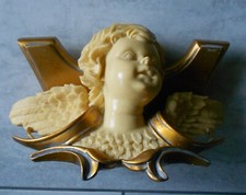 Schöne Konsole Wandkonsole Wandregal Regal, Engel Putto (1)