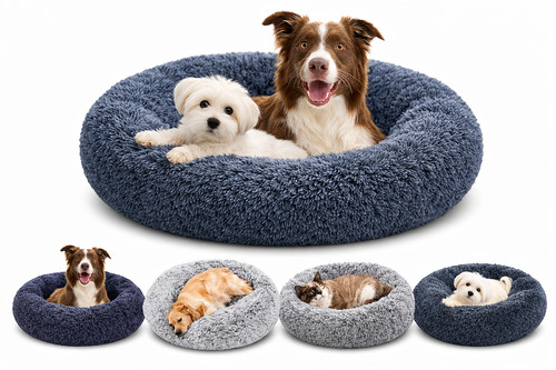 Plüsch hundebett hundekissen - plüsch,