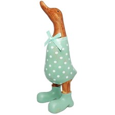 Gepunktet ente ornament 25cm - ente,