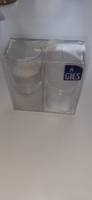 Teelichthalter, Glas, 2er Set