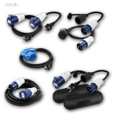 CEE Adapter-Leitungen Stecker und Kupplung Anschlusskabel Wohnwagen Camping 230V