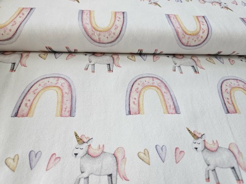 Baumwolljersey einhorn - einhorn, &