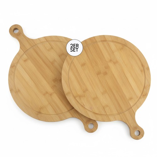 Hausleben pizzabrett 2er set - pizzabrett,