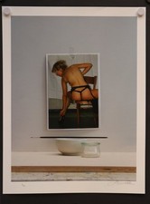 Peter Handel (*1949) - Frauenakt Strapse - Erotik - Nude - Giclée-Druck - PH12