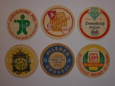 6 Bierdeckel Tschechische Republik | Czech Republic  #18744