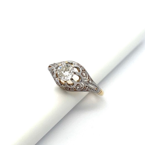 Art déco diamant - diamant, solitär