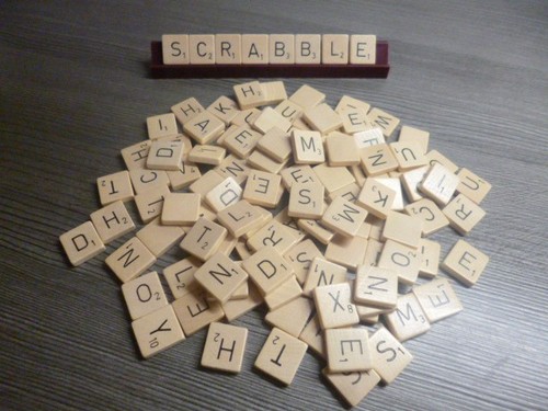 Scrabble spielsteine aus - aus, holz