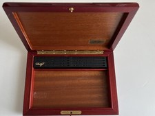 Davidoff Reisehumidor hochwertigsten rötlichen Mahagoni Holz Gewährleistung