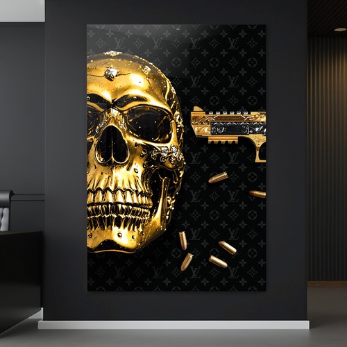 Wandbild luxus goldener - ✅,