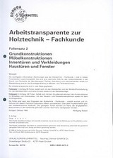 Arbeitstransparente zur