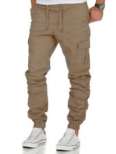 Herren Cargo Stretch Jogger Chino Hose Jeans Sweatpants Sweathose 7006