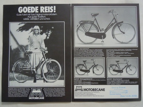 Motobecane prospekt 1980 - prospekt,