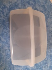 Tupperware XXL Super Bäcker breiter Kuchenbehälter Tortenbehälter transparent
