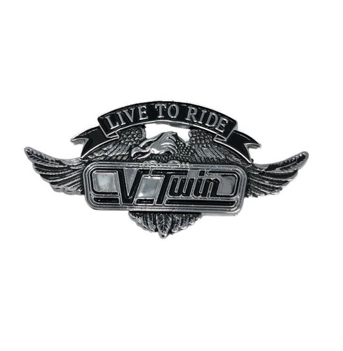 Live ride metall - emblem, mit