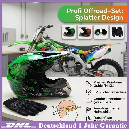 Splatter graffiti offroadhelm - splatter-graffiti,