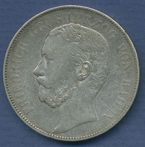 Baden vereinstaler 1869 - baden,
