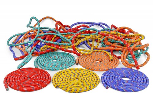 Buntes farbiges springseil - farbiges, 3m