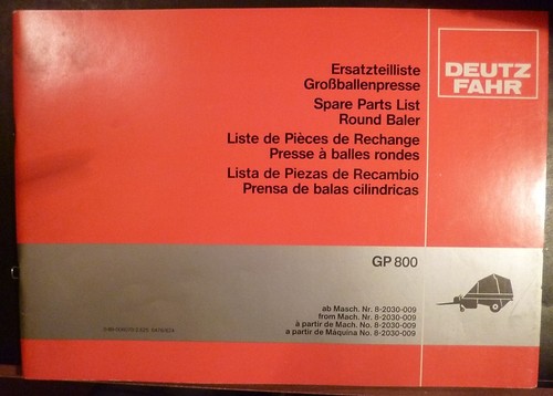 Deutz fahr ballenpresse - deutz, gp