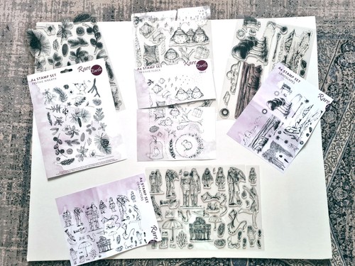 Rare earth stamp set x - rare, 4