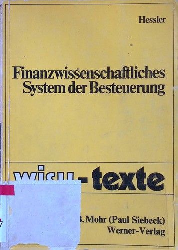 Finanzwissenschaftliches