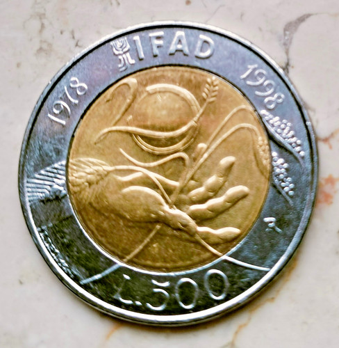 Münze italienische lira 500 - münze,