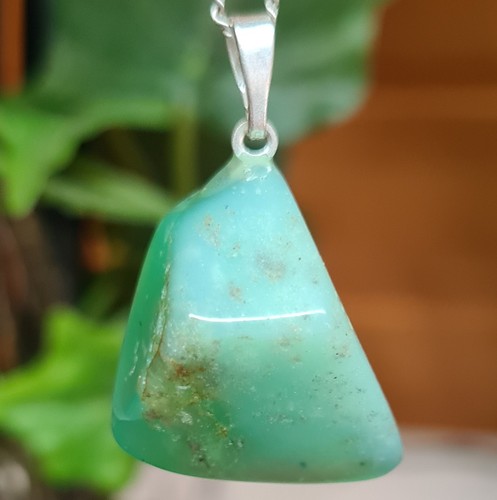 Chrysopras anhänger 925 - -,