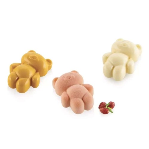 Silikonform teddybär - silikonform,