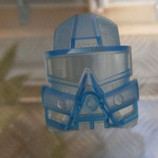 Lego Bionicle Maske Medium Blau ( Mittelblau Transparent) Kaukau 2001 RAR