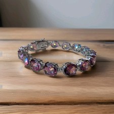 HARRY IVENS Armband mit Mystic Topas 925 Silber Länge 19 cm Hoher UVP über 300 €