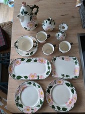 Villeroy & Boch Wildrose 13 Teile Konvolut inkl. Tassen Butterteller Suppentasse