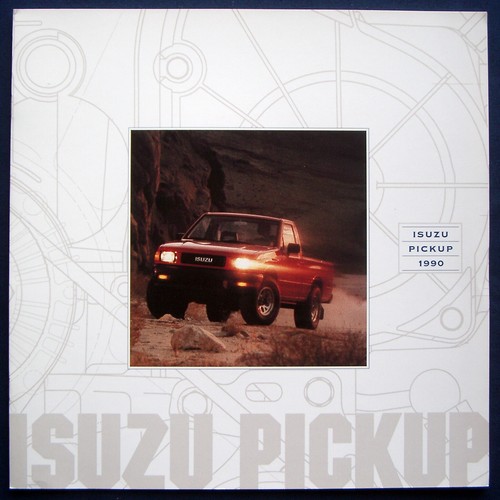 Prospekt brochure 1990 isuzu - brochure,